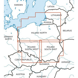 Mapa lotnicza Polska SE VFR