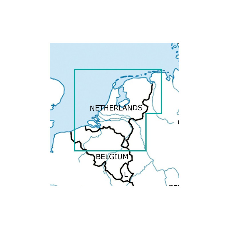 Mapa Holandia VFR ICAO 2025 Mapa Holandia VFR ICAO 2025